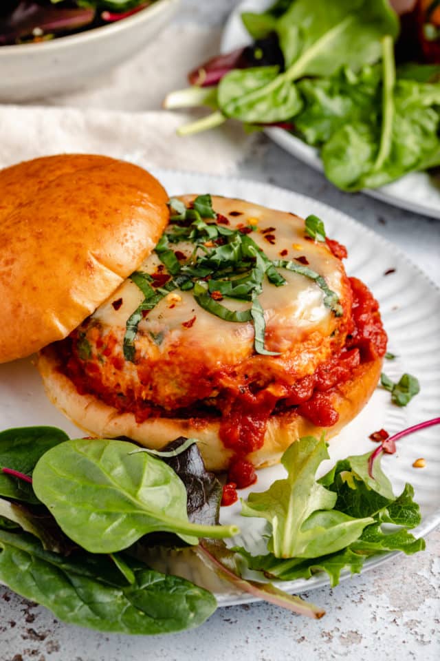 Italian Chicken Burgers