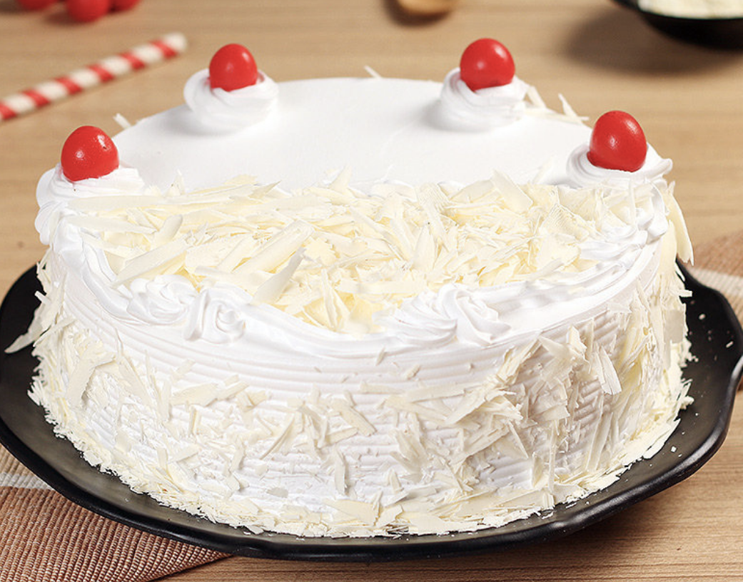 White Forest Cake